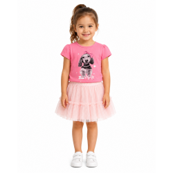 ATUT Girls tulle skirt in light pink color