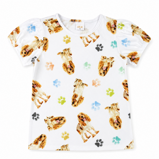 ATUT T-shirt for girls with short sleeves