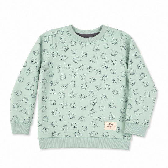 Sweathershirt with print for girls