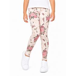 Floral leggings 98-122cm
