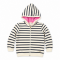 ATUT SWEATSHIRT WITH HOOD FOR GIRLS 104-122cm 9941