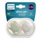 PHILIPS AVENT silikona māneklītis 6-18m, 2gab. ultra air Neutral ,SCF085/20