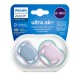 Philips Avent Ultra Air Soother, Neutral 6-18M, (2pcs), for boys, SCF085/34