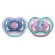 Philips Avent Ultra Air Soother, 6-18M, (2pcs), for boys, SCF085/61