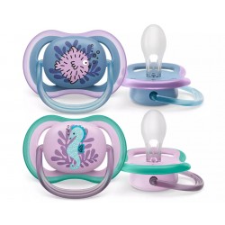 Philips Avent Ultra Air Soother, 6-18M, (2pcs), for boys, SCF085/61