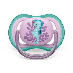 Philips Avent Ultra Air Deco  Soother, Seahorse 6-18M, (1pcs), for boys, SCF086/06