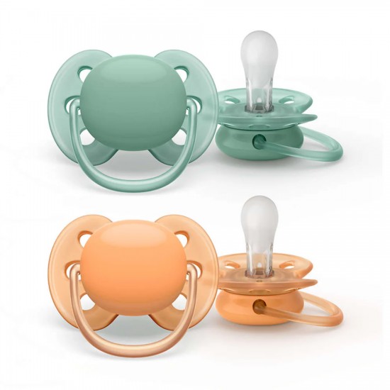 Avent Philips Ultra Soft Pacifier  0-6Months (2pcs.)-  SCF091/03