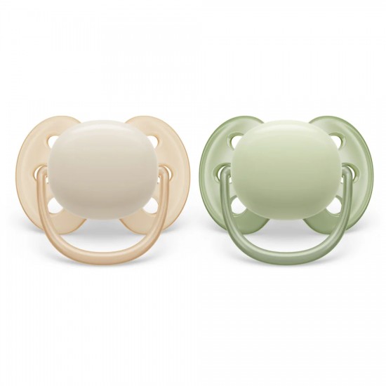 Avent Philips Ultra Soft Pacifier  0-6Months (2pcs.)-  SCF091/05