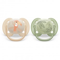 Avent Philips Ultra Soft Pacifier Deco 0-6Months -  SCF091/07