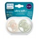 PHILIPS AVENT MĀNEKLĪTIS ULTRA SOFT DECO, 0-6M (2 GAB) SCF091/07