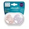 PHILIPS AVENT MĀNEKLĪTIS ULTRA SOFT DECO, 0-6M (2 GAB) SCF091/09