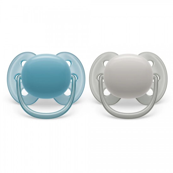 Avent Philips Ultra Soft Pacifier 6-18 Months Neutral SCF091/17