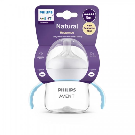 Philips Avent Natural Response Learning Cup 150 ml, Medium Flow Teat 6m+, SCF263/61 Philips Avent Natural Response Learning Cup 150 ml, Medium Flow Teat 6m+, SCF263/61