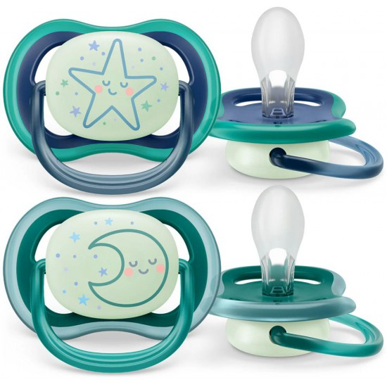 Philips Avent māneklītis Ultra Air Night, 6-18M, (2gab), zēniem,SCF376/13