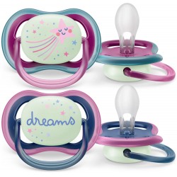 Philips Avent māneklītis Ultra Air Night, 6-18M, (2gab), meitenēm,SCF376/14