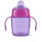 Philips Avent Easy Sip mācību krūzīte ar rokturiem, 6M+, 200ml, silikona snīpis, rozā SCF551/03