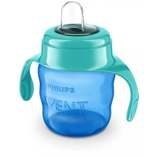 Philips Avent Easy Sip mācību krūzīte ar rokturiem, 6M+, 200ml, silikona snīpis, zaļa SCF551/05 Philips Avent Easy Sip mācību krūzīte ar rokturiem, 6M+, 200ml, silikona snīpis, zaļa SCF551/05