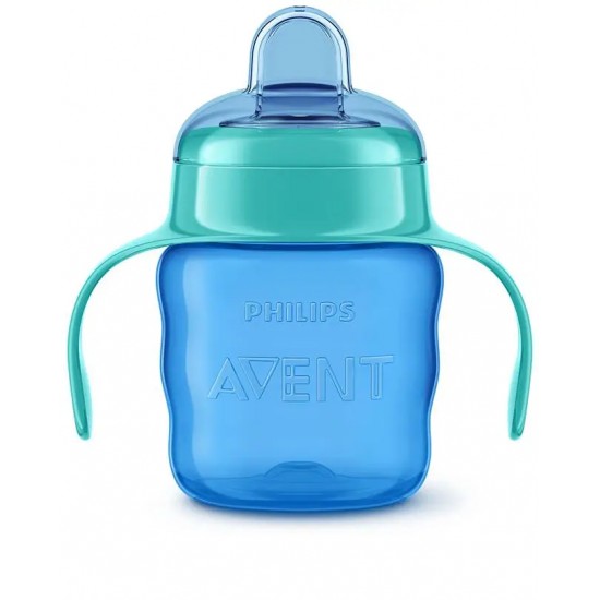 Philips Avent Easy Sip mācību krūzīte ar rokturiem, 6M+, 200ml, silikona snīpis, zaļa SCF551/05 Philips Avent Easy Sip mācību krūzīte ar rokturiem, 6M+, 200ml, silikona snīpis, zaļa SCF551/05