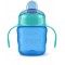 Philips Avent Easy Sip mācību krūzīte ar rokturiem, 6M+, 200ml, silikona snīpis, zaļa SCF551/05