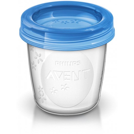 PHILIPS AVENT Milk storage cups 180 ml (5gab), SCF619 / 05