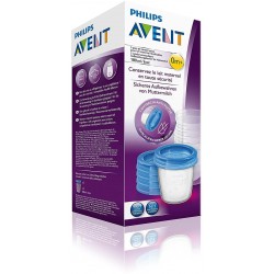 PHILIPS AVENT Milk storage cups 180 ml (5gab), SCF619 / 05