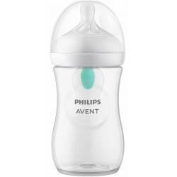 Philips Avent Natural Response pretkoliku pudelīte ar AirFree vārstu 260 ml, vidējas plūsmas knupītis, 1m+, SCY673/01