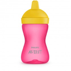 PHILIPS AVENT mācību krūzīte ar cietu snīpi My Grippy 18m+ 300ml SCF804/04