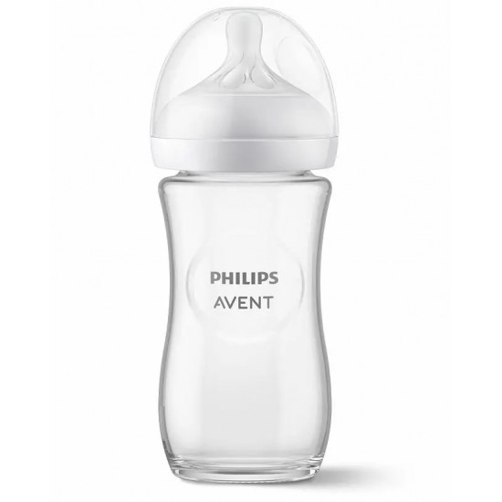 Philips Avent Natural Response Feeding Bottle 260 ml, Medium Flow Teat, 1m+, SCY903/01 Philips Avent Natural Response Feeding Bottle 260 ml, Medium Flow Teat, 1m+, SCY903/01
