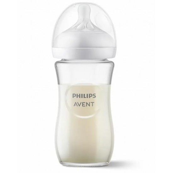Philips Avent Natural Response Feeding Bottle 260 ml, Medium Flow Teat, 1m+, SCY903/01 Philips Avent Natural Response Feeding Bottle 260 ml, Medium Flow Teat, 1m+, SCY903/01