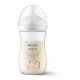 Philips Avent barošanas pudelīte Natural Response Giraffe 260 ml, vidējas plūsmas knupītis, 1m+, SCY903/66