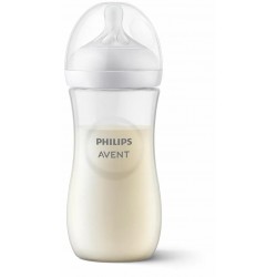 Philips Avent Natural Response barošanas pudelīte 330 ml, ātras plūsmas knupītis, 3m+, SCY906/01