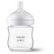 Philips Avent Natural Response stikla zīdaiņu pudelīte 125 ml, jaundzimušā knupītis, 0m+, SCY930/01
