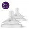 Philips Avent Natural Response barošanas pudeļu silikona knupīši, lēna plūsma, 0M+ (2 gab), SCY962/02