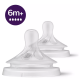 Philips Avent Natural Response pudeļu silikona knupīši, ļoti ātra plūsma, 6m+ (2 gab.), SCY965/02 Philips Avent Natural Response pudeļu silikona knupīši, ļoti ātra plūsma, 6m+ (2 gab.), SCY965/02