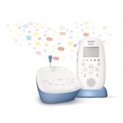 Philips Avent DECT mazuļa uzraudzības ierīce ar nakts gaismas projekciju, SCD735/52
