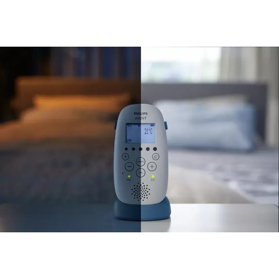 Philips Avent DECT mazuļa uzraudzības ierīce ar nakts gaismas projekciju, SCD735/52 Philips Avent DECT mazuļa uzraudzības ierīce ar nakts gaismas projekciju, SCD735/52