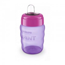 PHILIPS AVENT EASY SIP MĀCĪBU KRŪZĪTE, 9M+, 260ML, SILIKONA SNĪPIS, ROZĀ SCF553/03