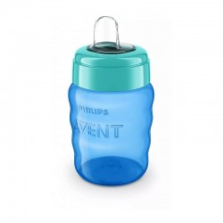 PHILIPS AVENT EASY SIP MĀCĪBU KRŪZĪTE, 9M+, 260ML, SILIKONA SNĪPIS, ZILA SCF553/05