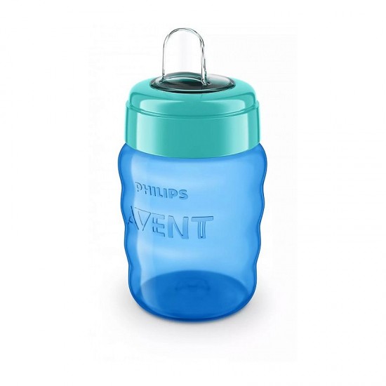 PHILIPS AVENT EASY SIP MĀCĪBU KRŪZĪTE, 9M+, 260ML, SILIKONA SNĪPIS, ZILA SCF553/05 PHILIPS AVENT EASY SIP MĀCĪBU KRŪZĪTE, 9M+, 260ML, SILIKONA SNĪPIS, ZILA SCF553/05