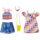 Barbie Clothes -- 2 Outfits & 2 Accessories for Barbie Doll GWF04