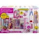 Barbie Doll and Dream Closet Set with Clothes and Accessories, 30+ Pieces and 15+ Storage Areas HGX57