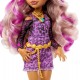 Monster High Clawdeen Wolf Fashion Doll with Purple Streaked Hair, Signature Look, Accessories & Pet Dog