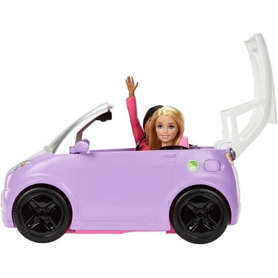 Barbie Car, Kids Toys, “Electric Vehicle” With Charging Station GVJ36