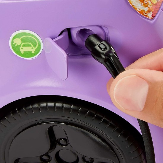 Barbie Car, Kids Toys, “Electric Vehicle” With Charging Station GVJ36