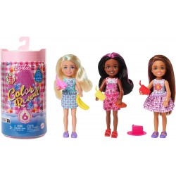 Barbie Color Reveal Picnic Series Chelsea Doll with 6 Surprises, HKT81