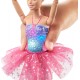 Barbie lelle Dreamtopia Twinkle Lights balerīna ar gaiši blondiem matiem, tiāru un tutu svārkiem HLC25