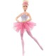 Barbie lelle Dreamtopia Twinkle Lights balerīna ar gaiši blondiem matiem, tiāru un tutu svārkiem HLC25