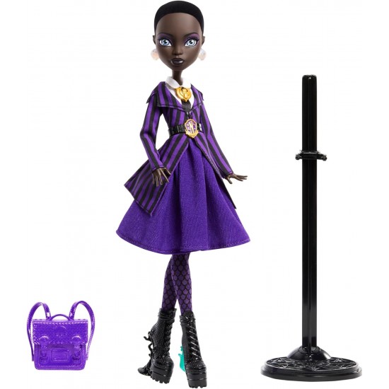 Monster High x Wednesday lelle Bianca ar aksesuāriem 