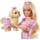 Barbie Twinning Looks doll with a dog JFP36