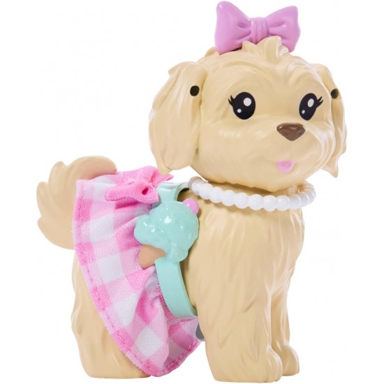 Barbie Twinning Looks doll with a dog JFP36